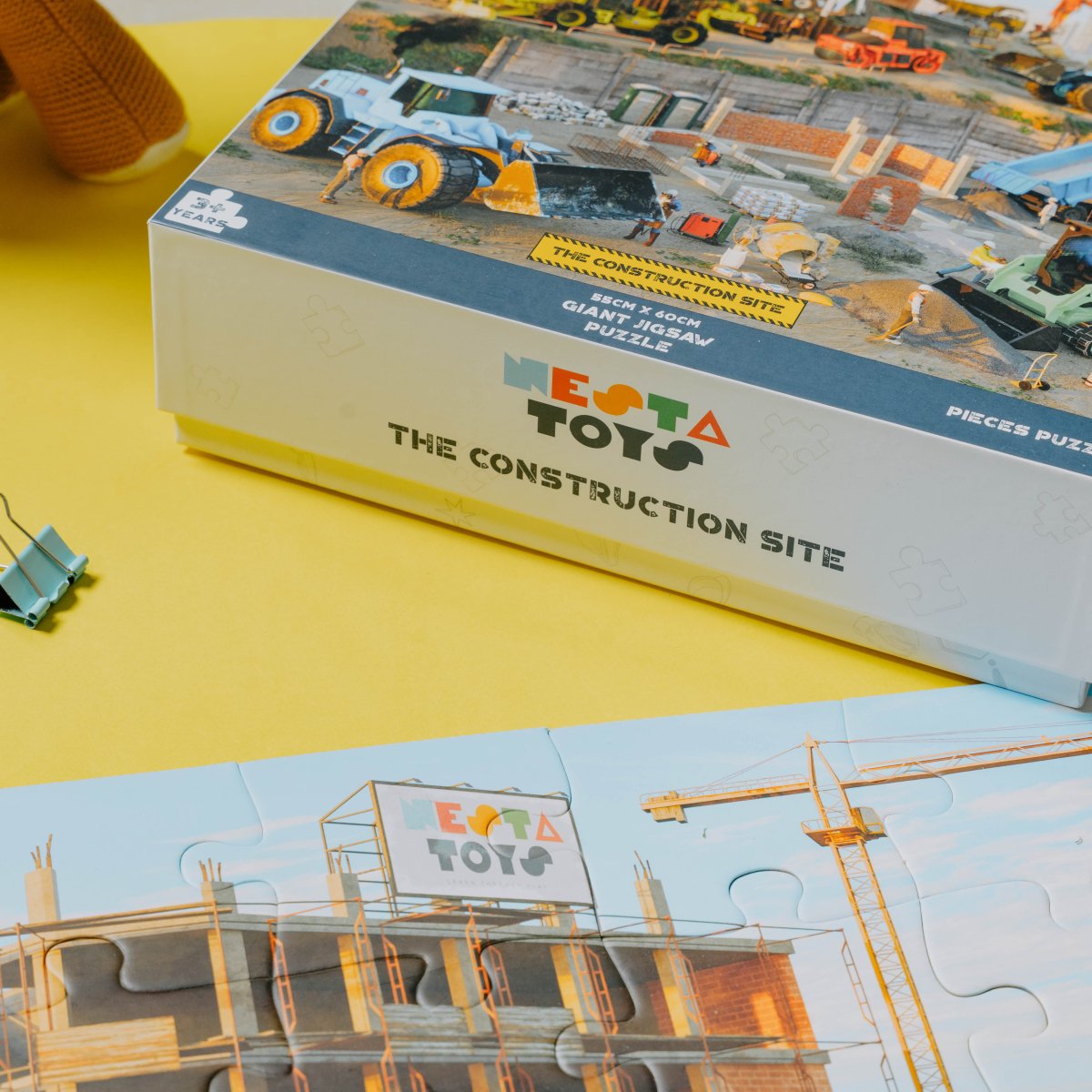Construction Site Jigsaw Puzzle (64 Pcs) - NESTA TOYS