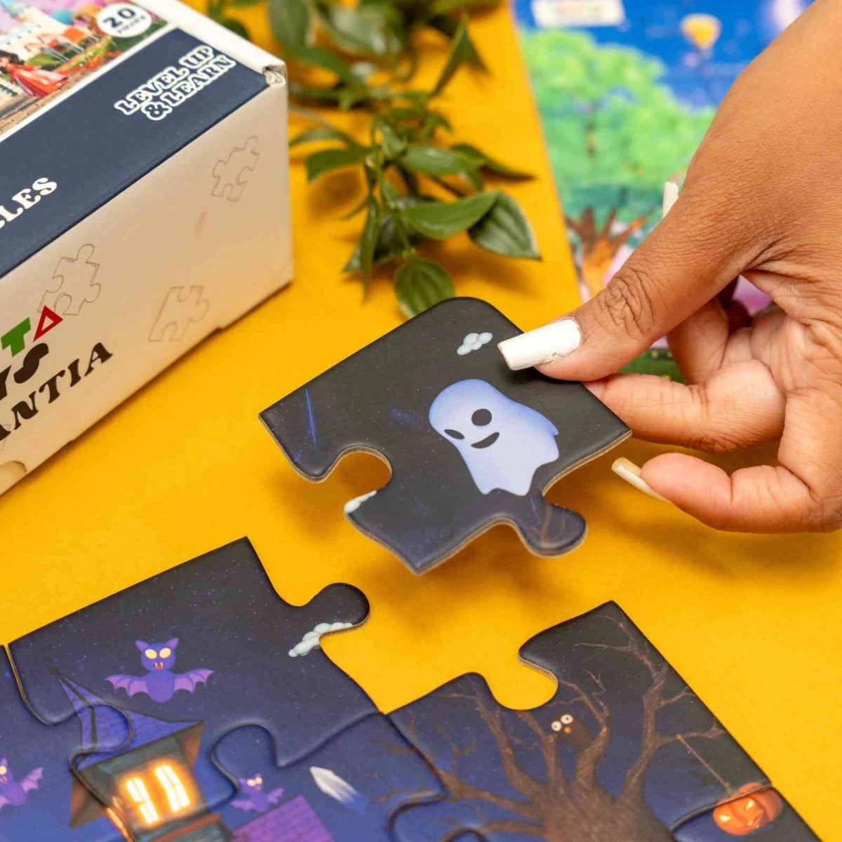 Enchantia - 4 in 1 Level Up & Learn Jigsaw Puzzle (9 Pcs - 20 Pcs) - NESTA TOYS