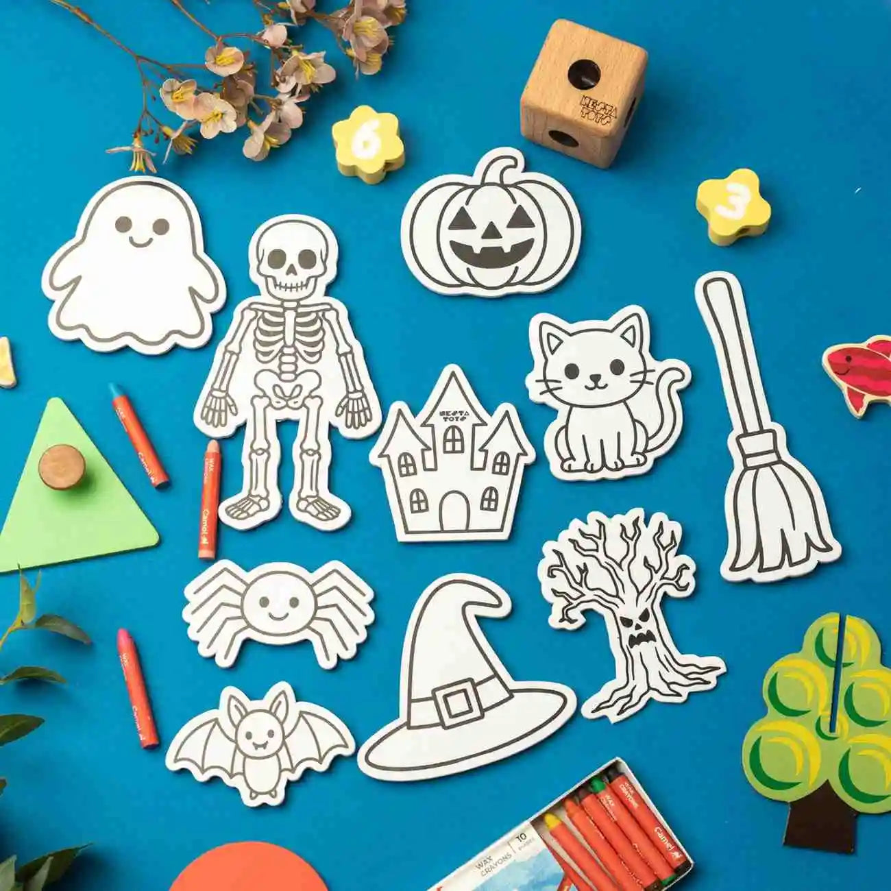 NESTA TOYS - DIY Haunted House Fridge Magnets | Mess-Free Art & Craft Activity for Girls & Boys