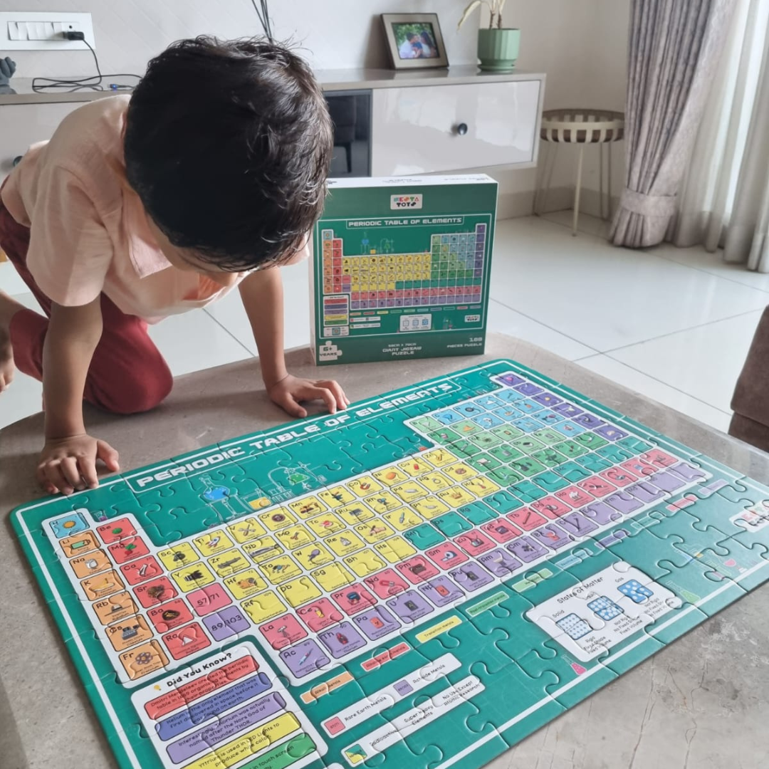 Periodic Table of Elements Jigsaw Puzzle (108 Jumbo Pieces) - nestatoys