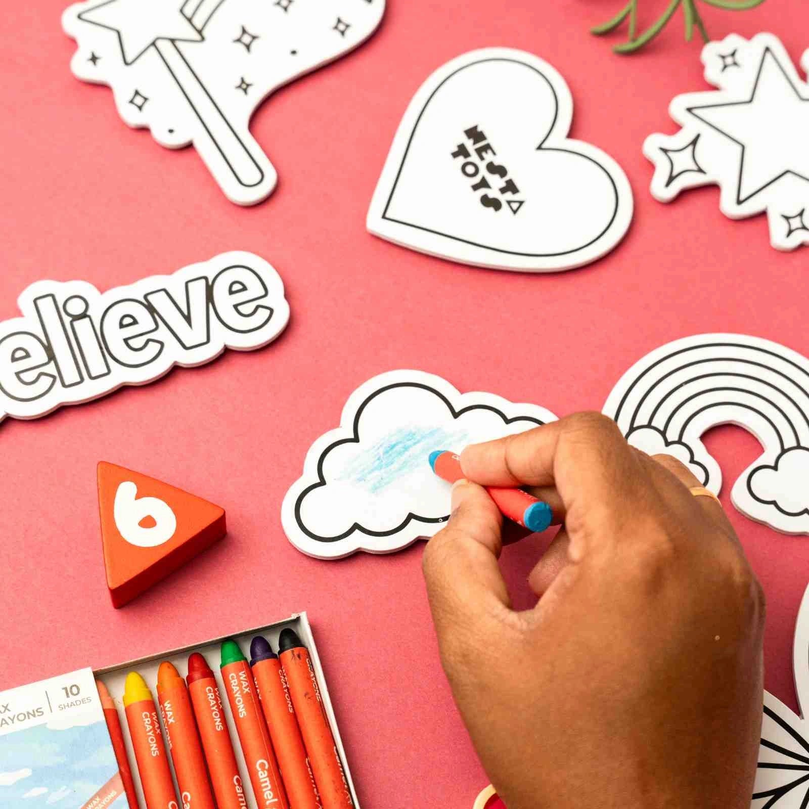 NESTA TOYS - DIY Unicorn Fridge Magnets for Girls & Boys 