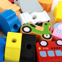 Load image into Gallery viewer, Nesta Toys,  City Traffic Beaded Building Block , Building Blocks, wooden Puzzles,
