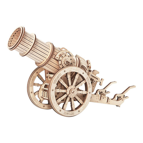 Nesta Toys, 3D Puzzle, Medieval Wheeled Cannon, wooden toys, educational toys, gifts for teenagers, gifts for adults, puzzles, wooden puzzles,