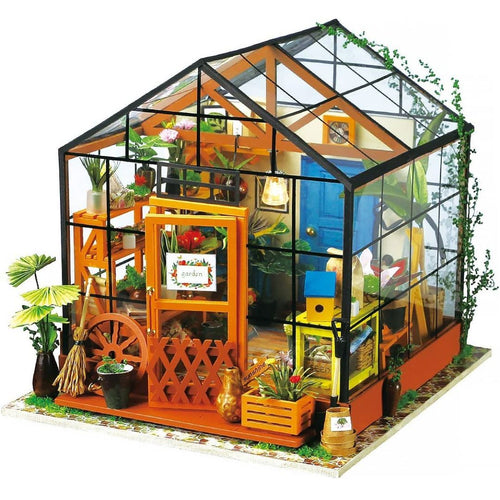 greenhouse, doll house, wooden puzzle, 3d puzzle, nesta toys, gifts for teenagers, gift for kids, gift for adults