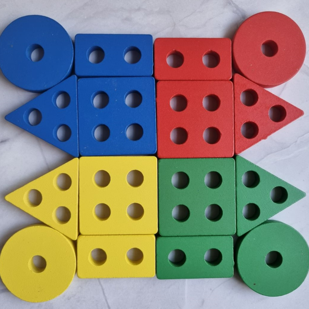 Shape Sorter Toy, Lacing toy, educational toys, wooden puzzle, learning toys, math toys, shape toys, threading toys, Montessori toys, nesta toys, gift for boys, gift for girls