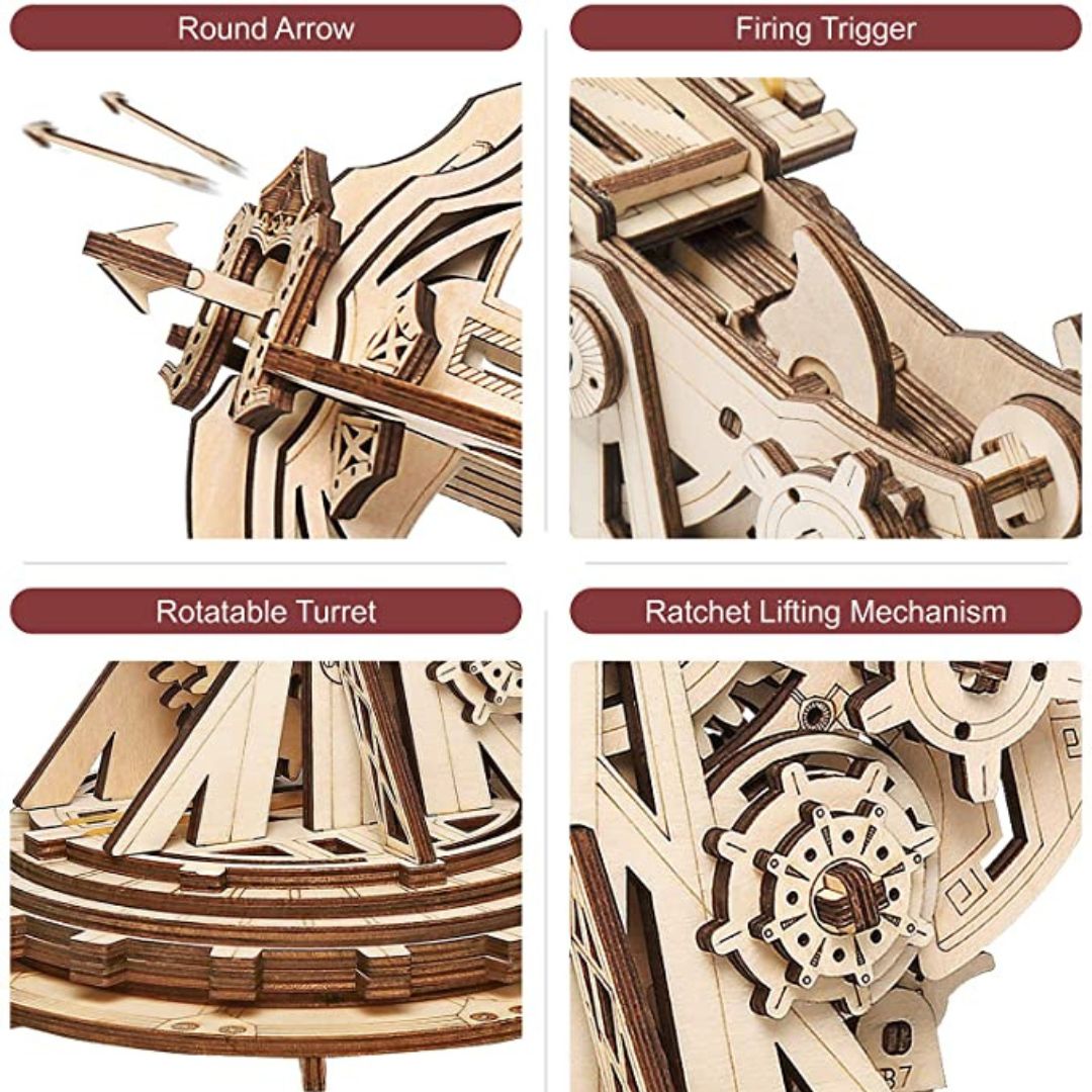 Nesta toys, Siege Heavy Ballista, Educational Toys, learning toys, puzzles,3D wooden Puzzle, gifts for teenagers, toys for teenagers, toys for adults, gift ideas for corporate events, gift ideas for adults, birthday gift,