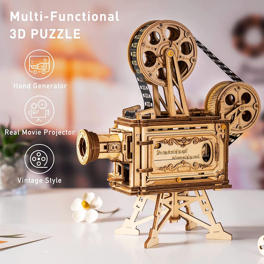 Vitascope Projector, 3d puzzle, wooden puzzle, toys for teenagers, gift for teenager, toys for kids