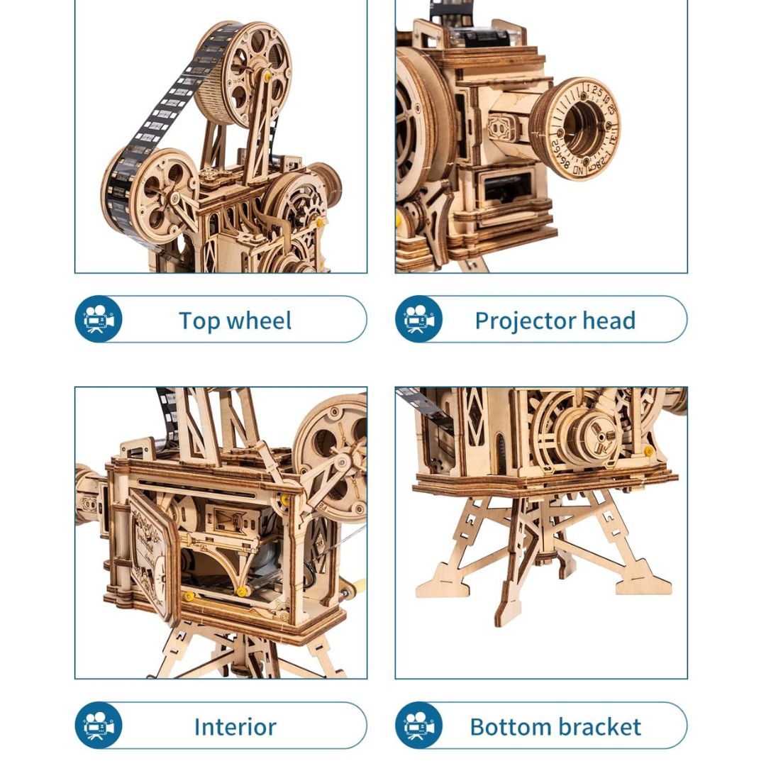 Vitascope Projector, 3d puzzle, wooden puzzle, toys for teenagers, gift for teenager, toys for kids